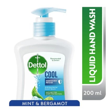 Dettol Liquid Body Wash 200ml - COOL Mint & Bergamot