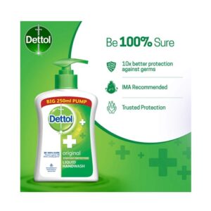 Dettol Liquid Hand Wash Original Pump 125ml